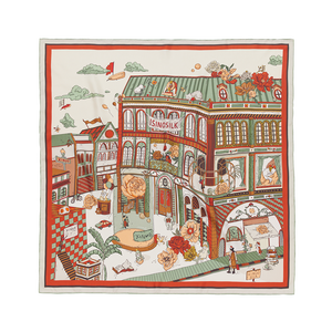 कस्टम ठोस शुद्ध रंग Satin shwl वर्ग मल्टीबेरी रेशम स्कार्फ व्यक्तिगत मुद्रित डिजाइन महिलाओं गर्दन के स्कार्फ - Product Image 5