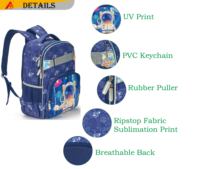 Ensemble de sacs d'école pour enfants avec sacs à lunch, imperméables, pour écoliers, 3 pièces pour garçons
