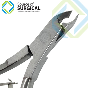 ที่ตัดเล็บสแตนเลสคุณภาพสูง ขนาด 110 มม. แบบสปริงคู่ สำหรับตัดหนังกำพร้า ตกแต่งเล็บ และงานผ่าตัด - Product Image 4