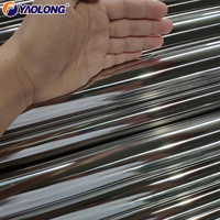 Tube de balustrade carrée en acier inoxydable, balustrade pour escalier, balcon, A554 201 202 304, 316