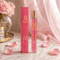 Parfum en spray rose vif pour la Saint-Valentin, pour la maison, pour lui et pour elle, flacon transparent, boîte de vente au détail, 35 ml, longue durée