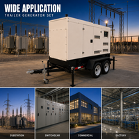 Générateur diesel monté sur remorque JSST pour l'alimentation de secours des centres de données, générateur diesel SEDC 220/380/480V 30kVA 50Hz