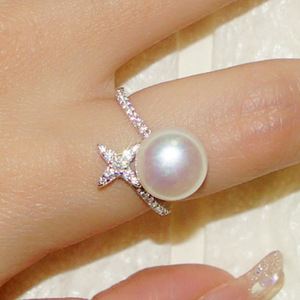 Anello Quadrifoglio da Donna, Stile Minimalista, Regolabile, Anello Chic Francese per Dito Indice - Product Image 3