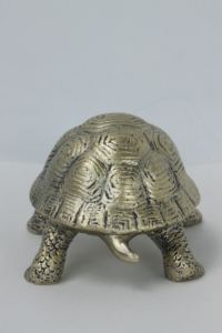 Estatuilla de <span class=keywords><strong>tortuga</strong></span> de resina personalizada, galvanoplastia, decoración del hogar y regalo, adornos artificiales de estilo Hada - Product Image 5