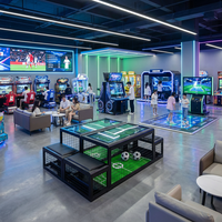 Goal Hero (Édition Standard) Machine de football interactive immersive de bureau, pour compétition, avec mini terrain vert en métal, 1 an