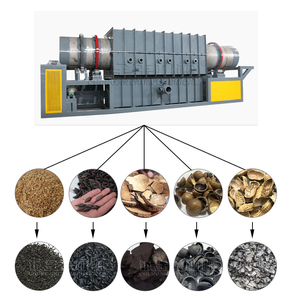 Machine à fabriquer du charbon écologique, four de carbonisation, four de carbonisation continu, outil de fabrication de briquettes de charbon à partir de sciure de bois - Product Image 1
