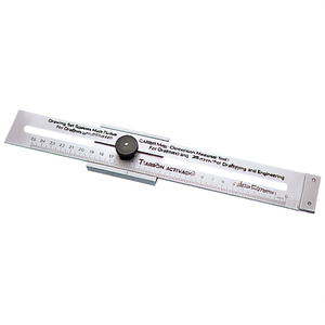 Ensemble de dessin avec équerres, règles et niveaux en métal, outil de mesure de précision de 25 cm pour le dessin technique et l'ingénierie - Product Image 2