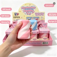 Jouet Squishy en Caoutchouc Thermoplastique en Forme de Nouilles, Bloc de Construction Simulé, Jouet Anti-Stress pour Adultes et Enfants
