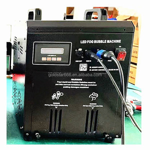 Hot 2 đầu 1500W RGB 3in1 giai đoạn ánh sáng khói máy điều khiển từ xa sương mù máy LED bong bóng khói máy bên đám cưới Disco bar - Product Image 4