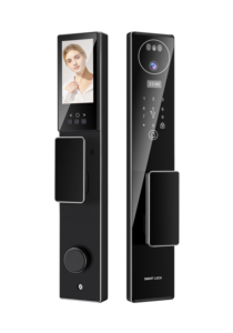 คุณภาพสูงดิจิตอล 3D Face Tuya App การ์ดโทรวิดีโอคีย์รหัสลายนิ้วมือกระบวนการ CNC ล็อคประตูอัจฉริยะ - Product Image 2