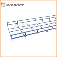 Panier de câbles d'intérieur de haute qualité, en acier enduit de poudre et en treillis métallique en acier inoxydable, largeur 200 mm