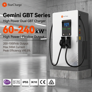 Chargeur rapide DC public StarCharge Gemini GBT GB/T 27930-2023 380V 3 phases 4G avec surveillance à distance 500A - Product Image 1