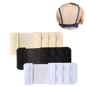 3 Rows 2 Hooks Women Good Quality Comfortable Adjustable Bra Strap Buckle