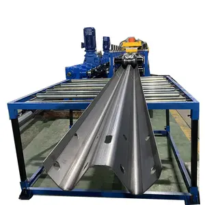 Fence Roll Forming Machine 2 Waves Road Barrier Highway Express Guardrail Fence Crash Rolling Forming Machinery