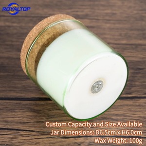 Custom Color Single Double Triple Wick Glass <strong>Small</strong> Scented <strong>Candle</strong> for Bedroom Bathroom SPA Yoga Hotel Cafe Wedding Party - Product Image 4