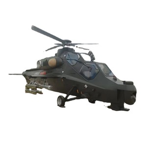 Modèle d'hélicoptère militaire d'extérieur Wu Zhi Ten Fighter, accessoire d'exposition éducatif, jouet en plastique pour garçons de 8 à 13 ans, activités de plein air - Product Image 1