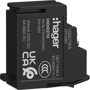 HXH027H ปรับแต่งได้ด้วยคอนแทคเสริมของ Hagers รุ่น AX/AL/FS/AXO/AXC สำหรับ PW1600 - Product Image 1