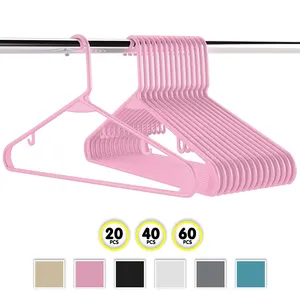 Online Topverkoper Lichtgewicht Ruimtebesparende Plastic Kleding Broek Hangers Washangers Voor Kleding