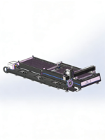 Machine de découpe laser à fibre numérique automatique CNC haute puissance 4000W Bursa avec contrôle Cypcut, refroidissement par eau, nouvelle version en acier inoxydable