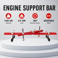 Support moteur transversal réglable de 0,5 tonne (1100 lb) pour réparation automobile