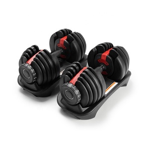 Juego de Mancuernas Ajustables para Levantamiento de Pesas, 24 kg, Juego de Fitness para Gimnasio, Pesas de 40 kg, Gran Venta - Product Image 1