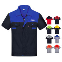 Combinaison de construction personnalisée Salopette Vêtements de réparation automobile Vêtement de travail de printemps direct d'usine Veste et pantalon uniforme de travail