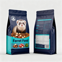 Sacs d'alimentation pour animaux personnalisés imprimés, sacs de stockage pour nourriture pour chiens et chats, sacs d'emballage pour aliments pour animaux résistants à l'humidité, sacs pour nourriture pour furets