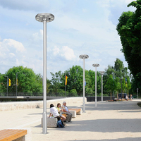 Lampes solaires de jardin LED UFO en aluminium haute luminosité 160W/200W/240W, étanches IP65, certifiées RoHS, avec détecteur de mouvement DC pour extérieur