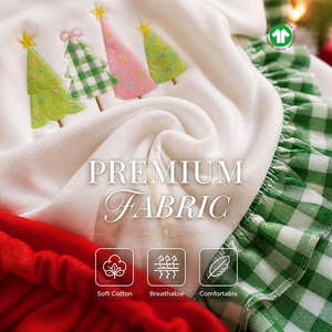 Puresun Trade Assurance - Conjunto de Ropa para Niños con Estampado de Árbol de Navidad, 100% Algodón Suave, Estilo Personalizado - Product Image 3