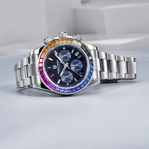 2025 New PAGANI DESIGN Rainbow Circle PD1644 Luxury Quartz Watch for Men <strong>Automatic</strong> Wristwatches Men Sport Waterproof <strong>Chronograph</strong> - Product Image 2