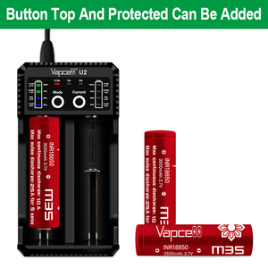 Ventes chaudes Vapcell M35 <span class=keywords><strong>18650</strong></span> <span class=keywords><strong>3500</strong></span> <span class=keywords><strong>mAh</strong></span> 10A/25A 3.6v Batterie lithium-ion VS 35E Batteries rechargeables pour lampe torche 3500mah - Product Image 3