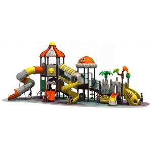 High Quality Amusement Park Outdoor Playground Equipment Kids <b>Plastic</b> <b>Slide</b> Used Park Play Games for Sale - Product Image 1