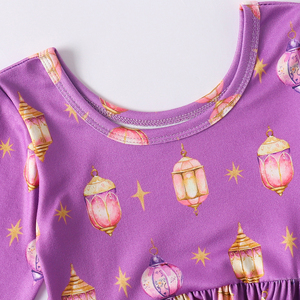 Trung Quốc nhà máy bán buôn bé tre ăn mặc mới Boutique ăn mặc cho trẻ em trẻ em mùa hè bình thường Thiết kế áo dài tre bé ăn mặc - Product Image 2