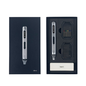 Kit de tournevis rechargeable 18 en 1 16 embouts électriques de précision S2 pour téléphone portable montre-qualité bricolage - Product Image 1