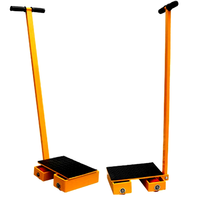 Chariot rotatif à grande capacité avec direction flexible à 180 degrés et conception tractable pour équipements industriels lourds