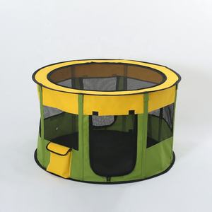 Portable octogone extérieur chien exercice <span class=keywords><strong>Cage</strong></span> intérieur parc chiot chenil avec tente pliante clôture pour animaux de compagnie et accessoires pour chats et animaux de compagnie - Product Image 1