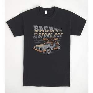 Camiseta Back To The Stone Age, camiseta promocional negra para hombre - Product Image 1