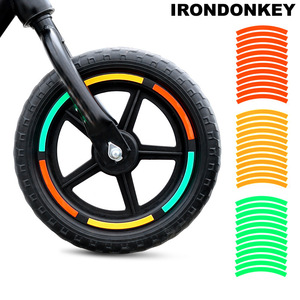 IRONDONKEY, <span class=keywords><strong>pegatinas</strong></span> reflectantes para patinete de equilibrio para niños, <span class=keywords><strong>pegatinas</strong></span> decorativas para neumáticos, accesorios para bicicletas, <span class=keywords><strong>pegatinas</strong></span> de modificación - Product Image 6