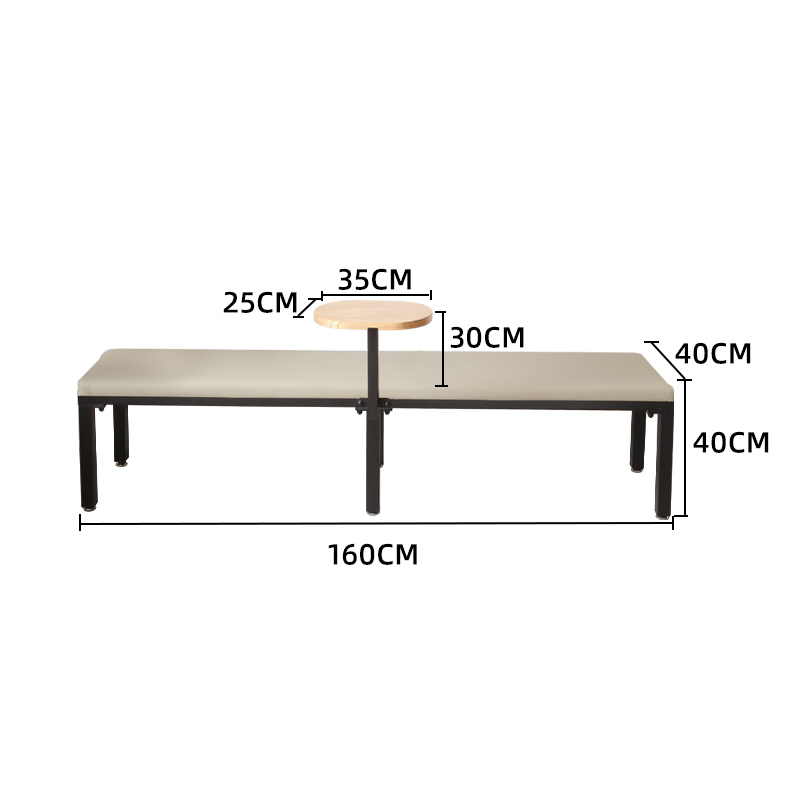 pelle 160 cm + un tavolo 35 cm
