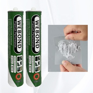 Adhésif noir tout usage pour murs en aluminium de construction, sans clous, colle forte - Product Image 3