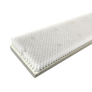 Op maat gemaakte OEM industriële koperen draadborstels werkbankborstels CNC-stansmachine plaatborstel-Saman ZXD-S-002 hout - Product Image 2