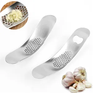 Zenidoo Stainless Steel Garlic <b>Press</b> Crusher Manual Garlic Mincer Easy Clean Sustainable Multifunction Tool <b>Fruit</b> Vegetable - Product Image 1