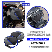 Sacoches latérales extensibles en aluminium noir pour moto Yamaha Tracer900 2020-2022 Tracer 9 GT, adaptable/mise à niveau