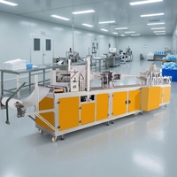 Machine entièrement automatique pour la fabrication de casquettes médicales en tissu non tissé, machine à ultrasons pour bonnets en tissu non tissé, machine pour casquettes chirurgicales