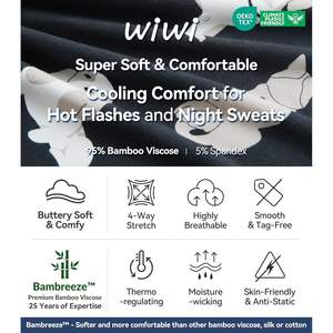 Ensemble de pyjamas pour hommes à manches courtes, vêtements de nuit doux en viscose de bambou avec poches, vêtements décontractés pour la maison, tailles S à XXL - Product Image 5