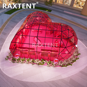 RAXTENT - Domo Geodésico Modular de Vidrio de 6 Metros con Forma de Corazón para <span class=keywords><strong>Tiendas</strong></span> Emergentes y Espacios para Eventos - Product Image 5