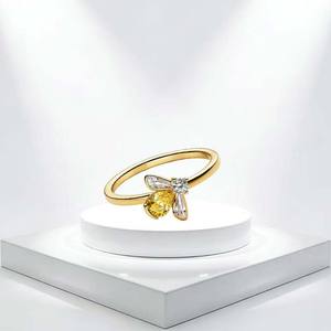 Nuevo <span class=keywords><strong>Anillo</strong></span> de Plata 925 con Diseño de Lazo Azul, Corazón, Flor Morada, Abeja, Espécimen ME, Corona, Rosa y Concha, Joyería Exquisita DIY, Regalo 2026 - Product Image 3