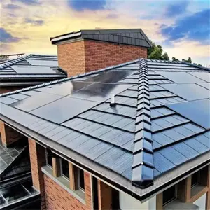 Nhà sản xuất tùy chỉnh bảng điều khiển năng lượng mặt trời bipv mái hộ gia đình bapv bảng điều khiển năng lượng mặt trời gạch quang điện cho nhà và xây dựng thương mại
