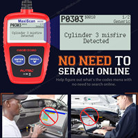 Autel Official Store MaxiScan MS309 Auto OBD2 Scanner Check Engine Code Reader Altar Auto Fault Diagnostic Tool para todos los coches