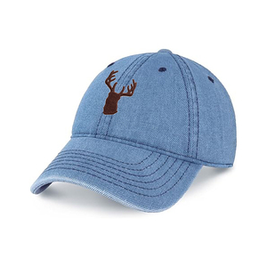 Gorra de Béisbol de 6 Paneles con Bordado, 100% Algodón, Visera Curva, Cierre a Presión, Gorra Deportiva al por Mayor - Product Image 1